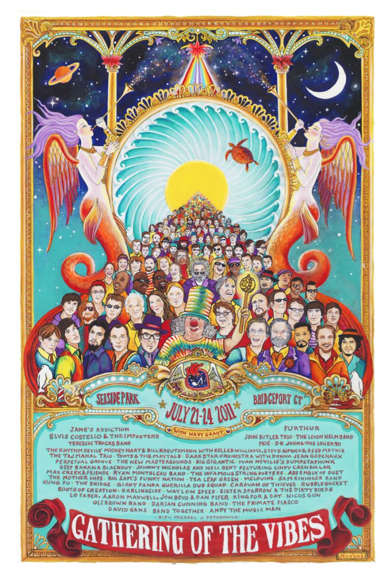 Nicolina Tyler — Official Poster: 16th Annual Gathering of the Vibes Festival