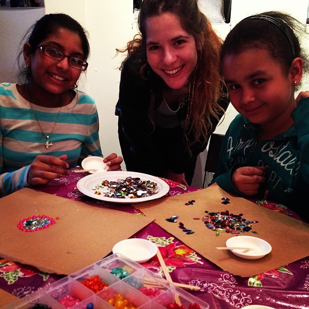 Nicolina Tyler — Gemstone Mandala Workshop at Lower East Side Girls Club