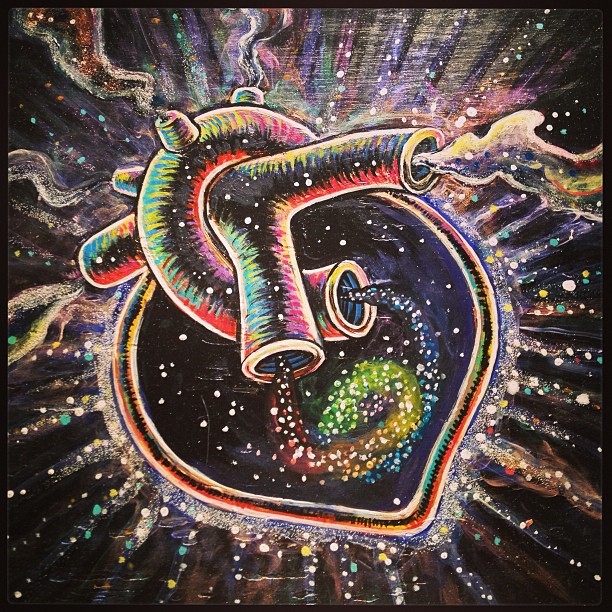 Nicolina Tyler — The Cosmic Double Golden Rainbow Dragon Piano