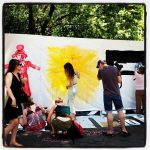 Nicolina Tyler — Live Painting Portal 8 at Art Around The Park NYC