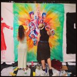 Nicolina Tyler — Portal 8 in Progress at Art Around The Park, Tompkins Square